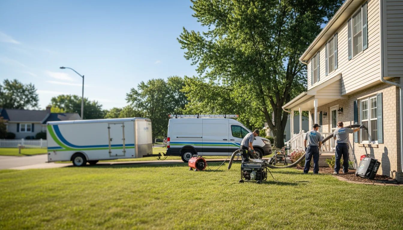 Flooded Basement Restoration And Cleanup With Repair in Woosung, IL near me